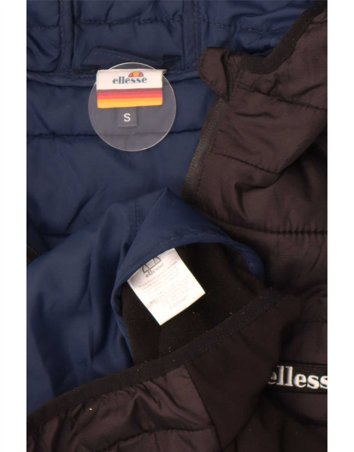 Giacca imbottita con cappuccio da uomo Ellesse UK 36 piccola in nylon nero
