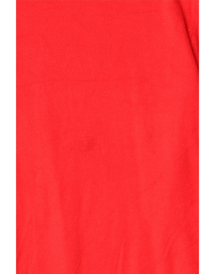 Maglione Zara da donna con scollo a barca UK 12 Viscosa rossa media