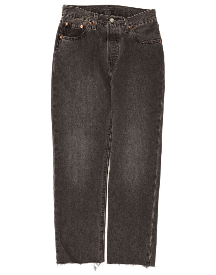 Jeans dritti Levi's 501 da donna W25 L26 cotone grigio