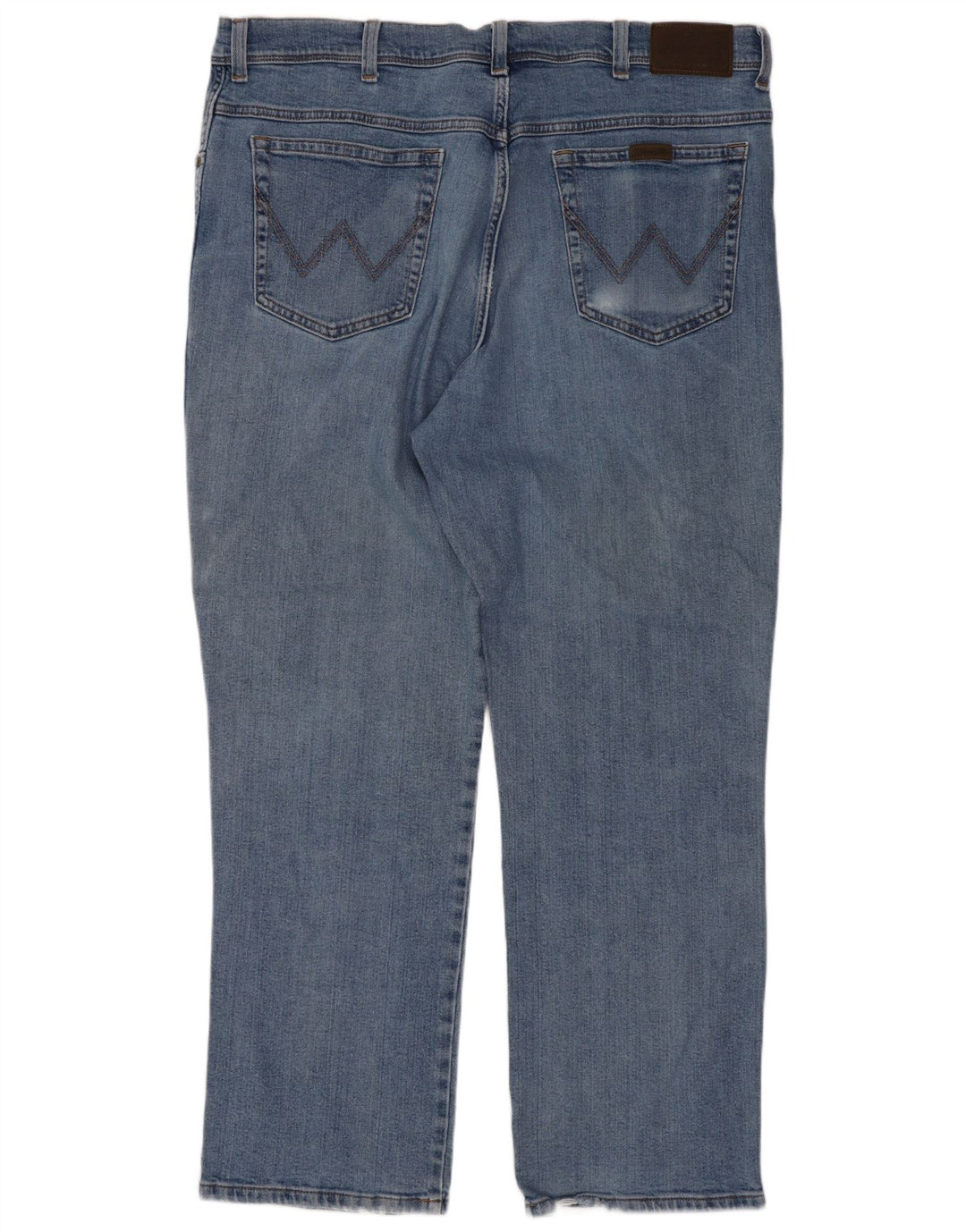 Jeans dritti da uomo Wrangler vestibilità regolare W40 L30 cotone blu