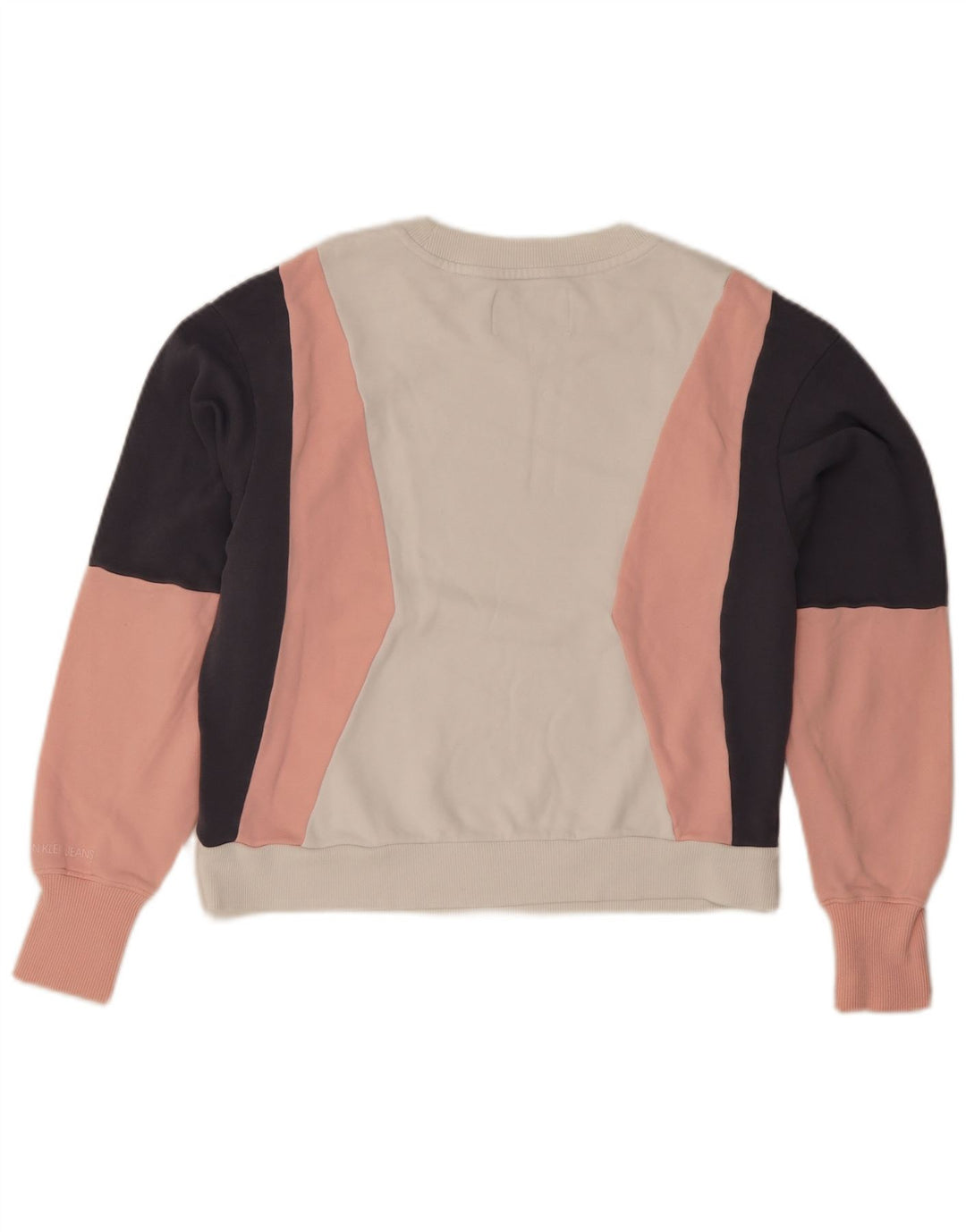 Felpa da donna Calvin Klein Jeans Jumper UK 10 Small multicolore