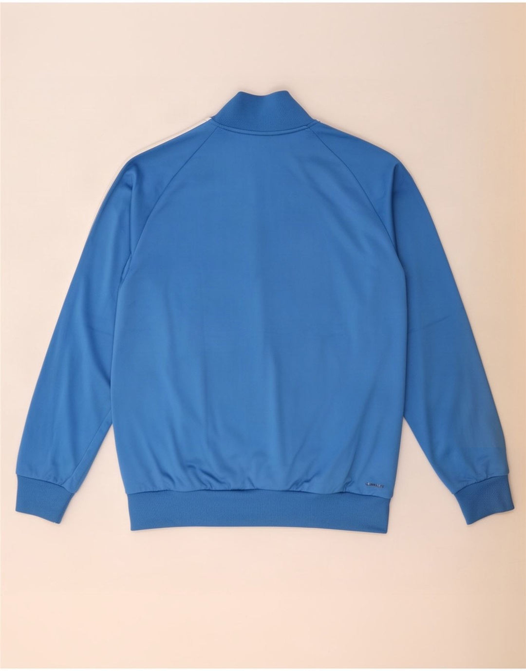 Giacca superiore della tuta da uomo Adidas Clima 365 blu medio in poliestere