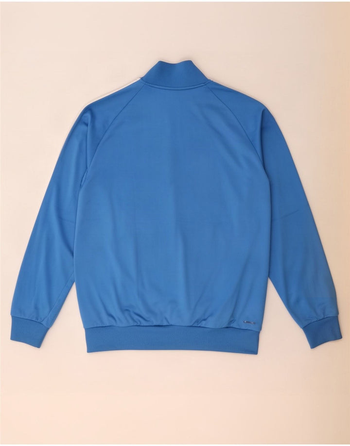 Giacca superiore della tuta da uomo Adidas Clima 365 blu medio in poliestere