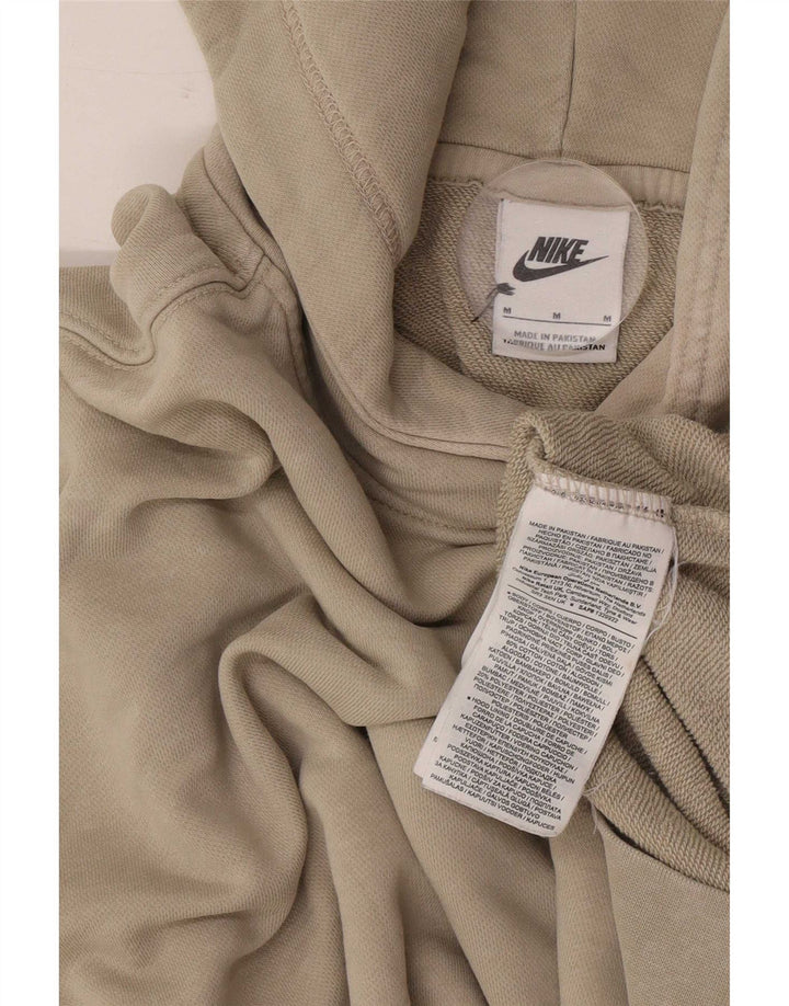 Felpa con cappuccio Nike da uomo, vestibilità ampia, cotone beige medio