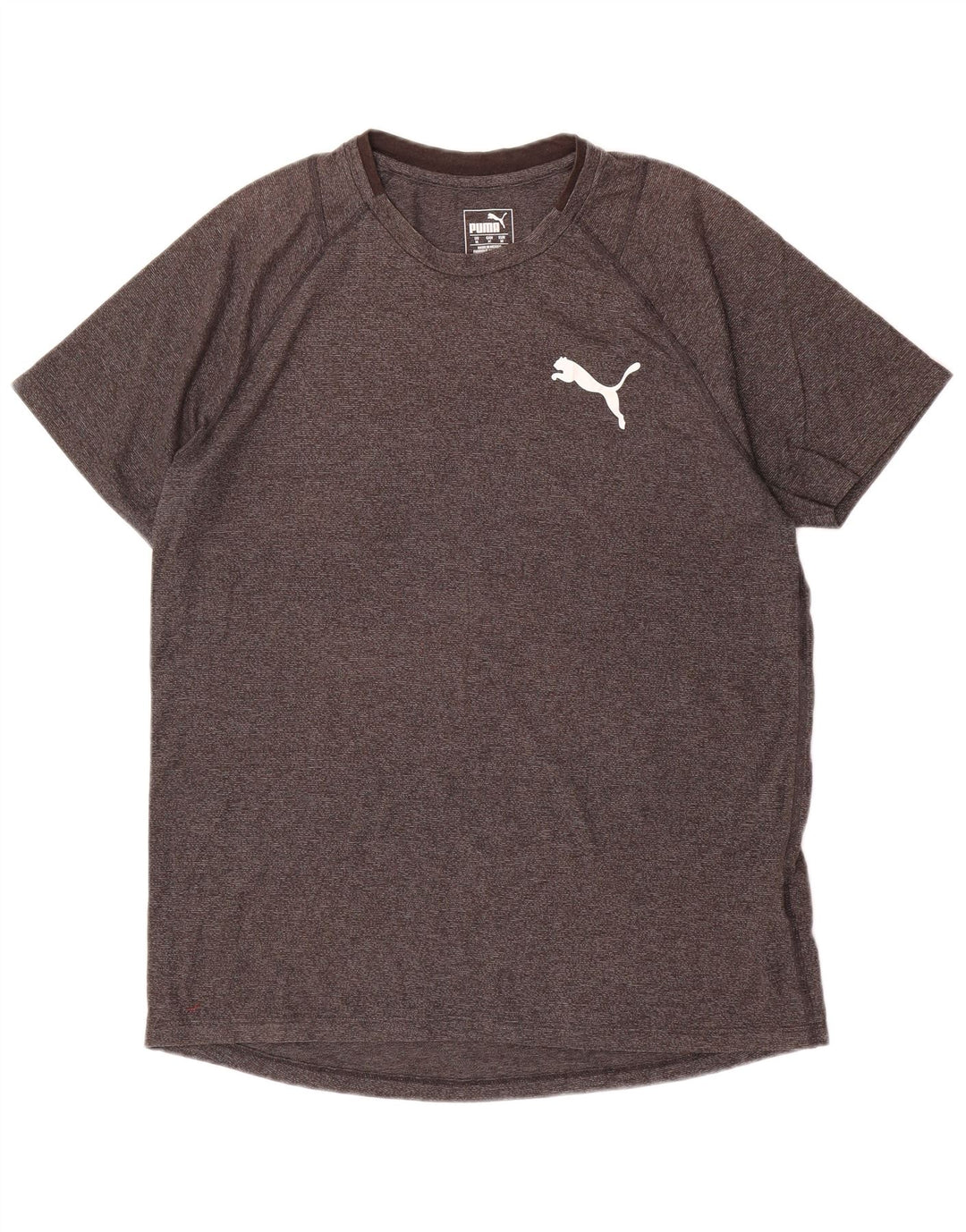 T-shirt grafica da uomo PUMA in cotone mélange grigio medio