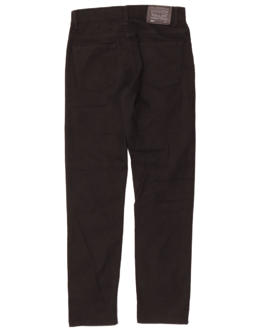 Levi's Ragazzi 502 Jeans affusolati regolari 11-12 anni W28 L29 Neri