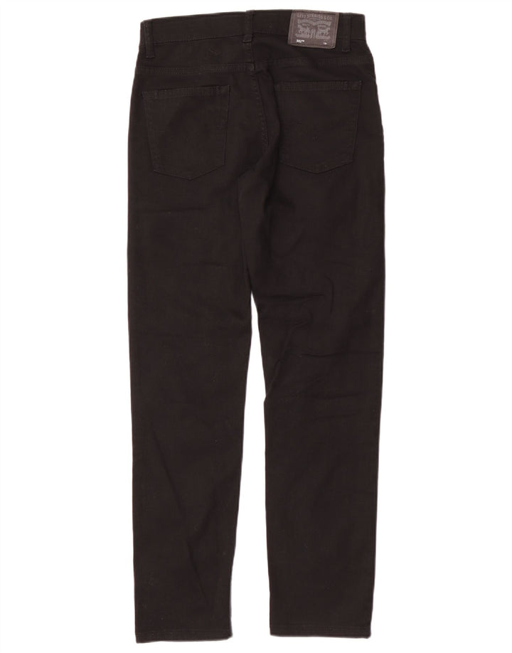 Levi's Ragazzi 502 Jeans affusolati regolari 11-12 anni W28 L29 Neri