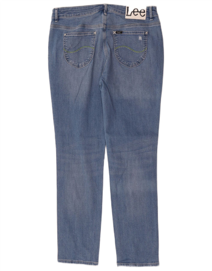 Jeans slim da donna Lee W29 L27 cotone blu