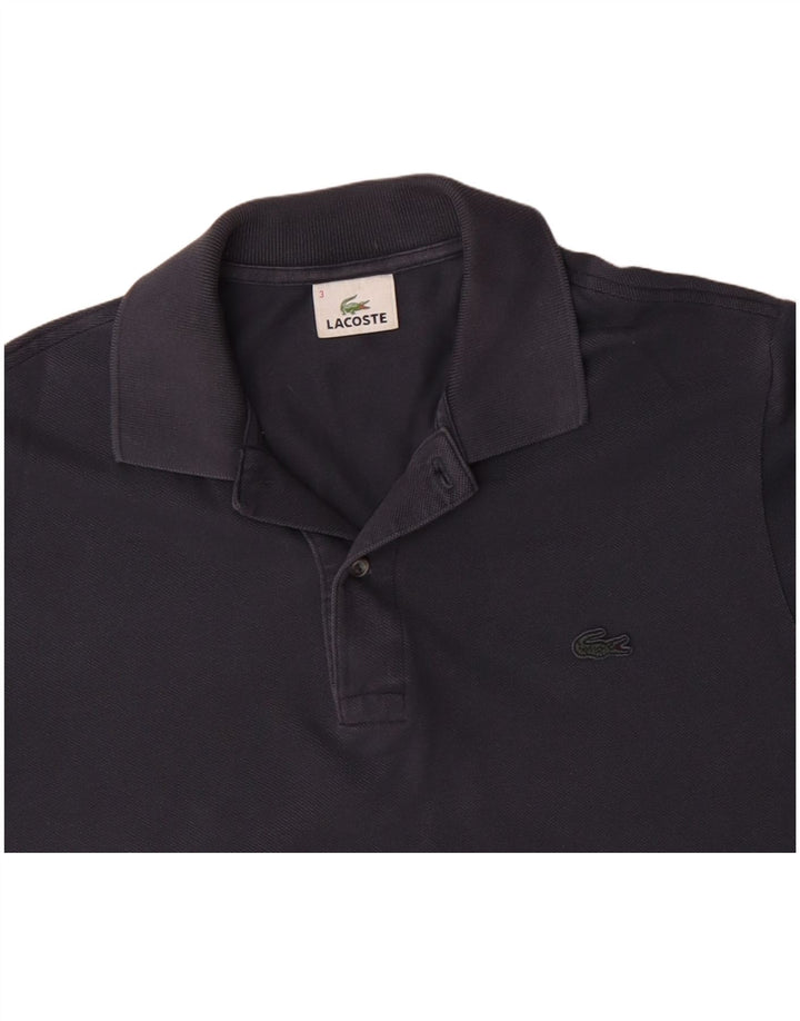 Polo da uomo LACOSTE taglia 3 piccola in cotone grigio