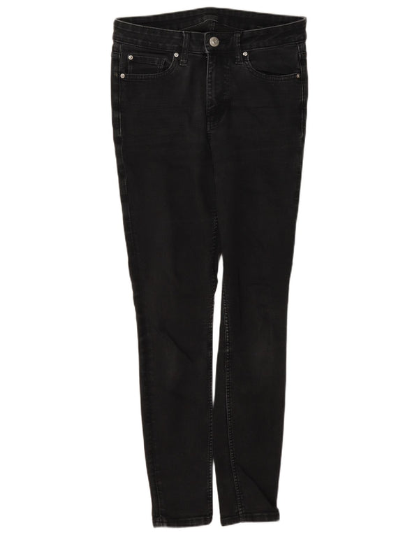 Jeans skinny da donna Marks & Spencer UK 10 piccoli W26 L27 cotone grigio