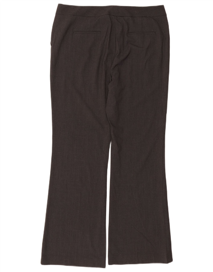 Pantaloni da completo Bootcut da donna Calvin Klein US 16 XL W38 L32 Poliestere grigio
