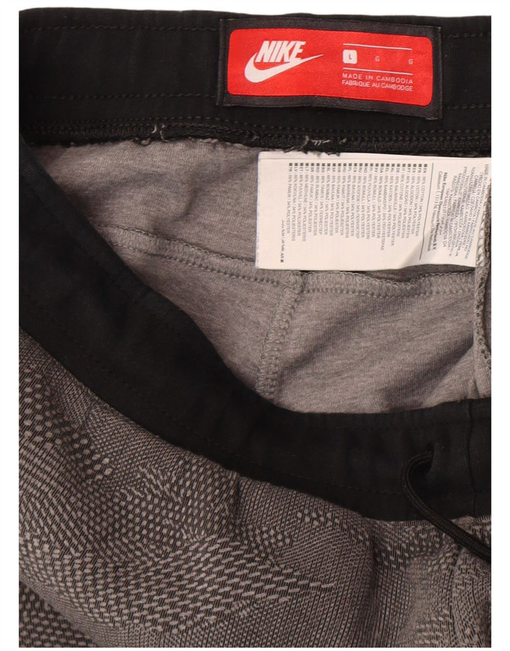Pantaloni da tuta da uomo Nike Joggers grandi in cotone grigio