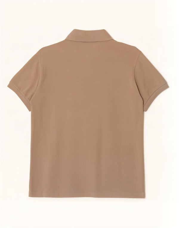 Lacoste Mens Polo Shirt Size 5 Large Beige Cotton