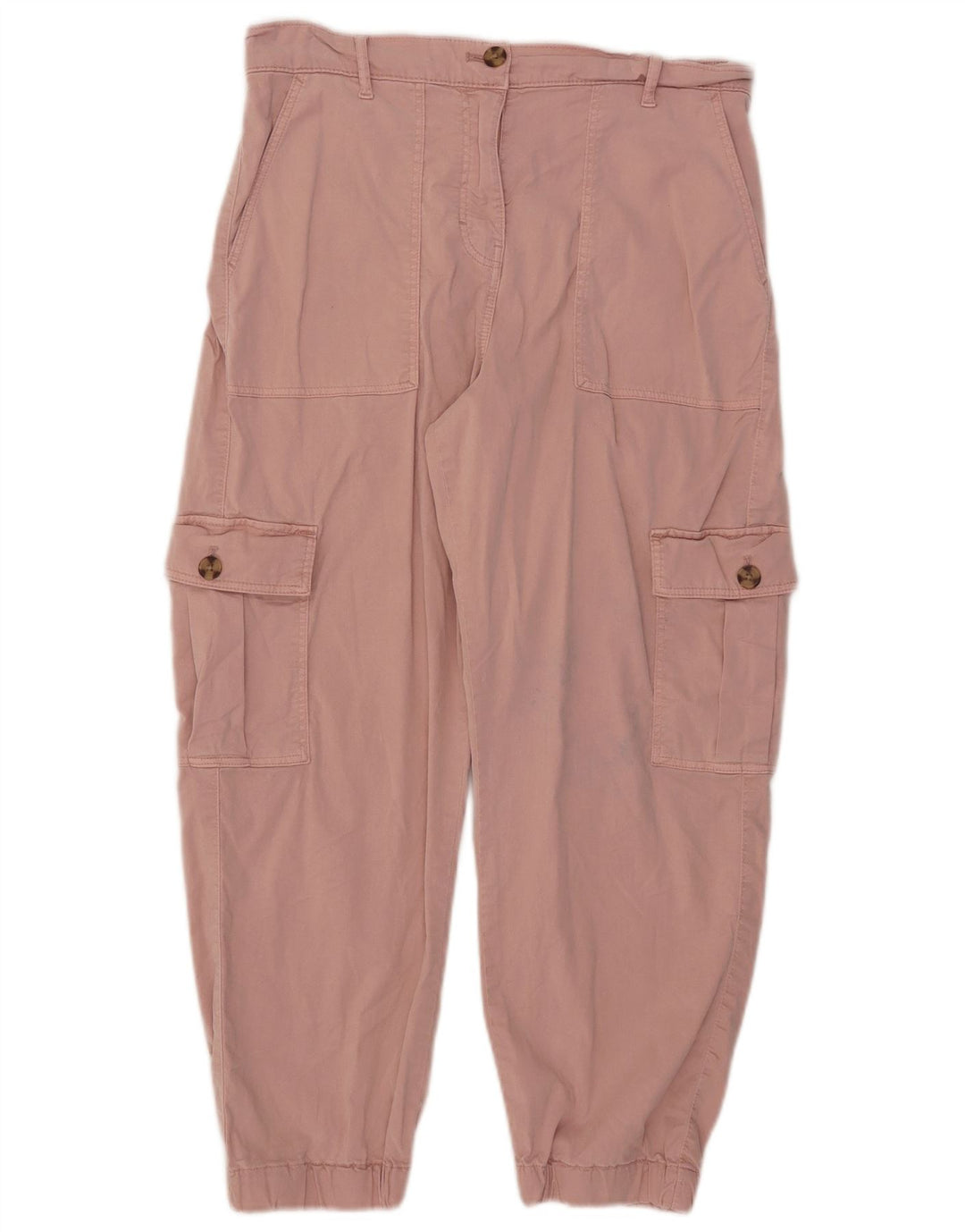 Pantaloni cargo da uomo Marks & Spencer Joggers UK 12 Medium W32 L24 Rosa