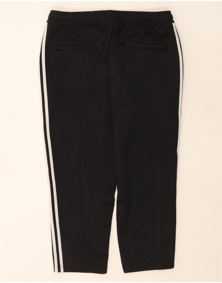 Pantaloni da tuta Adidas Capri da uomo grandi in poliestere nero