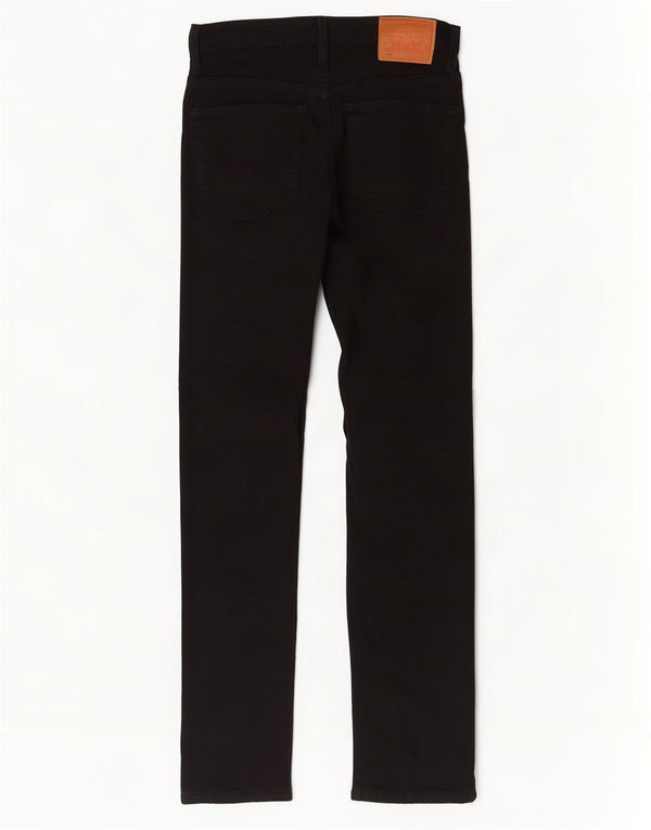 Jeans dritti Levi's 501 da donna W25 L30 cotone nero