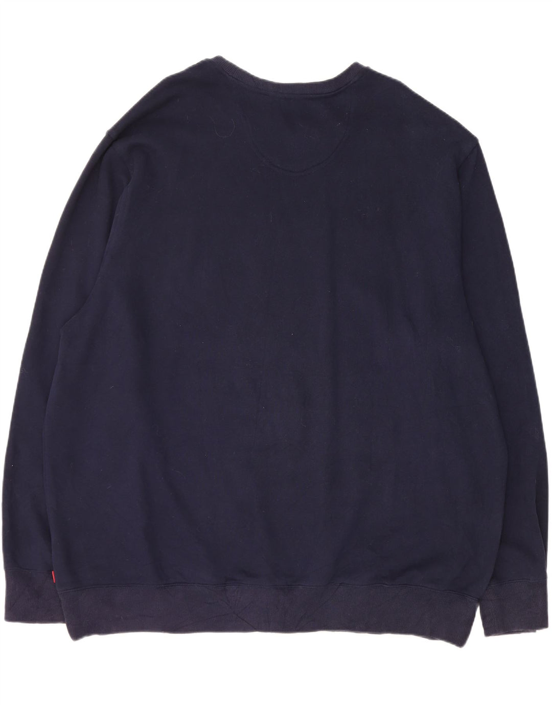IZOD Mens Tall Sweatshirt Jumper 2XL Navy Blue Cotton