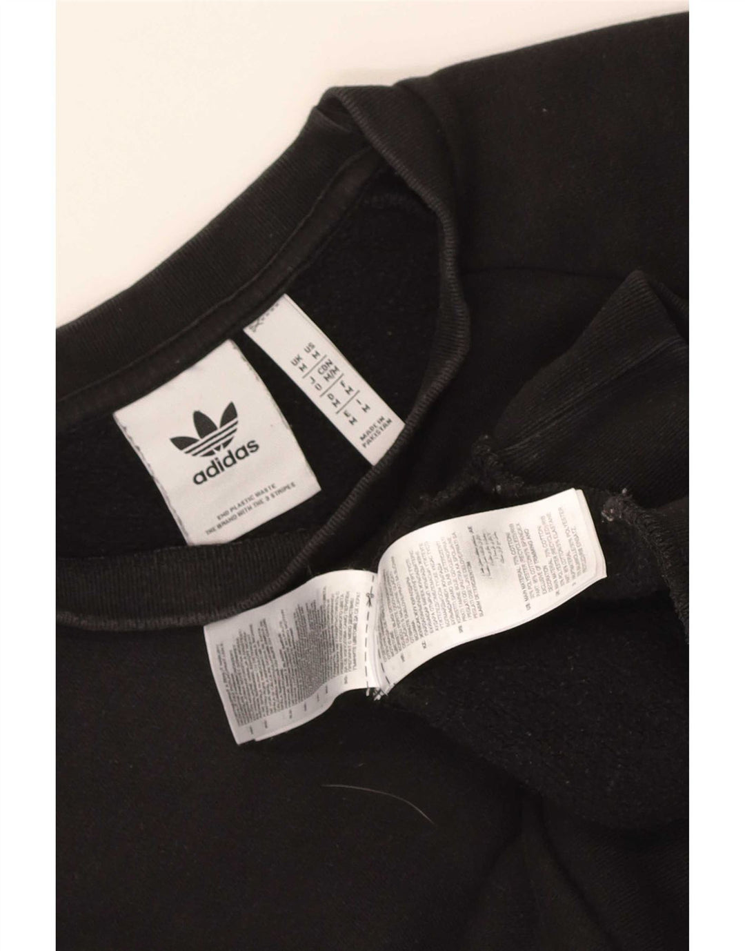 Felpa Adidas Uomo Maglione Medio Nero Cotone