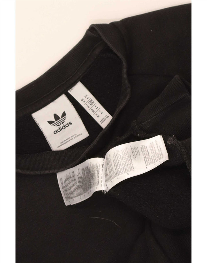 Felpa Adidas Uomo Maglione Medio Nero Cotone