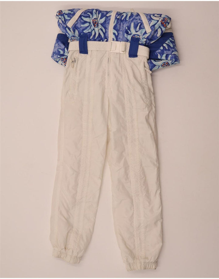 Tuta da sci oversize con cappuccio da donna Ellesse IT 40 Small White Floral
