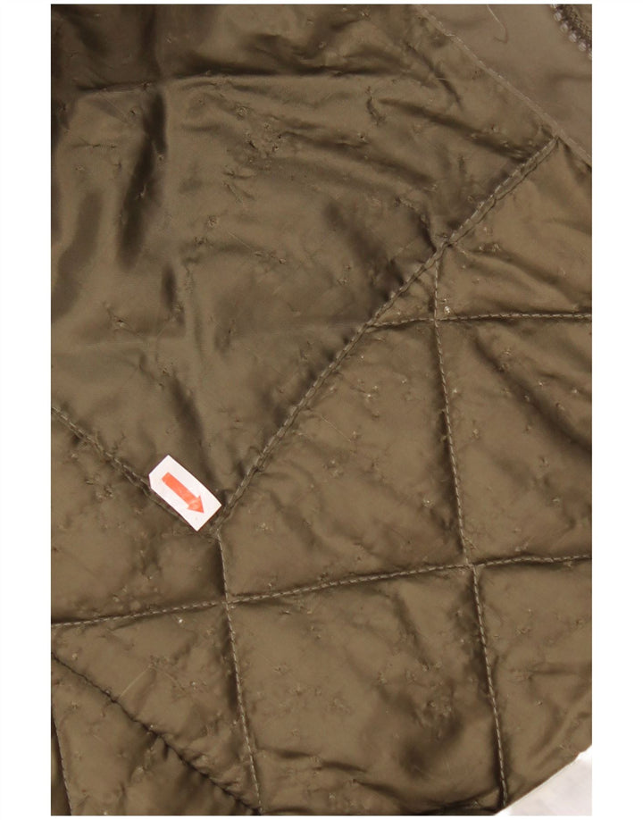 Giacca imbottita con cappuccio da uomo Adidas UK 34 XS nylon kaki