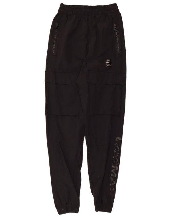 Pantaloni da tuta Nike Graphic Cargo da donna, pantaloni da jogging, UK 4 XS, nylon nero