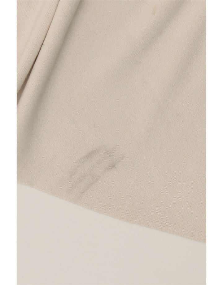Maglione maglione girocollo da donna Max Mara UK 14 medio bianco sporco