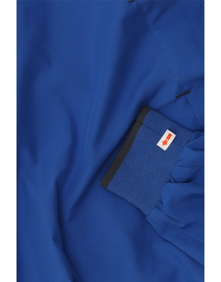 PUMA Mens Tracksuit Top Jacket  Small Blue Colourblock Polyester