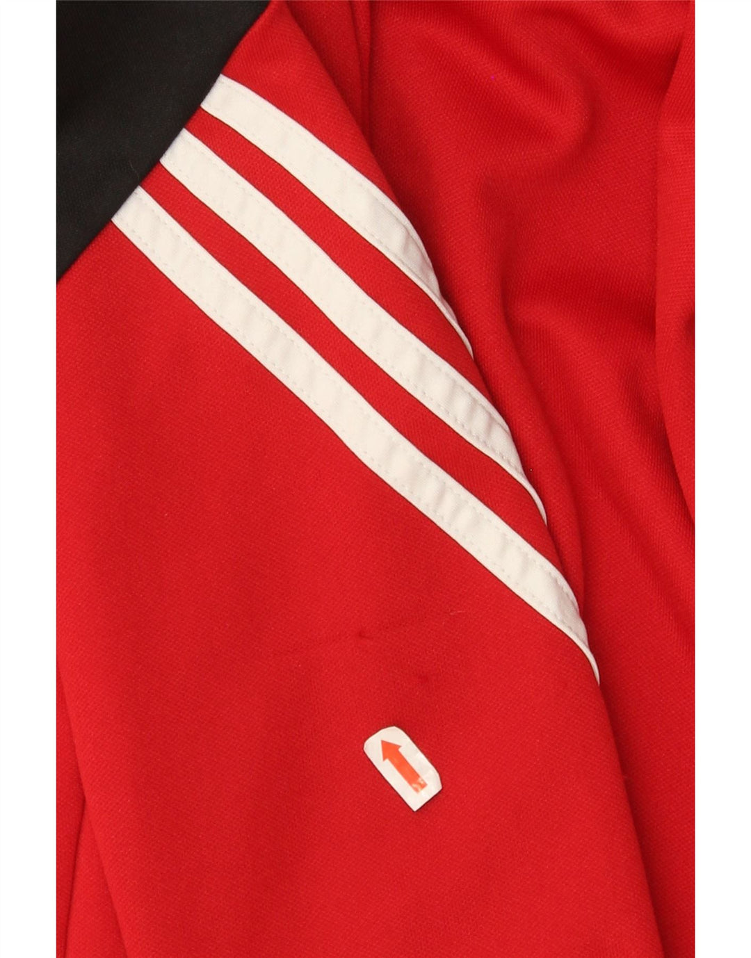 ADIDAS Boys Climalite Pullover Tracksuit Top 13-14 Years XL Red Vintage Adidas and Second-Hand Adidas from Messina Hembry 