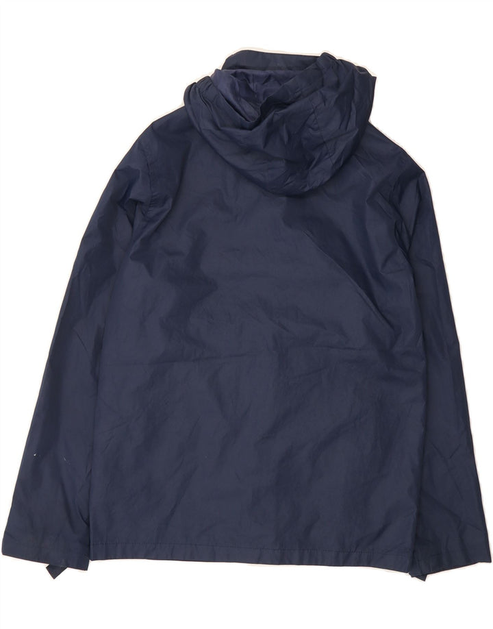 MOUNTAIN WAREHOUSE Boys Hooded Rain Jacket 11-12 Years Navy Blue Polyester Vintage Mountain Warehouse and Second-Hand Mountain Warehouse from Messina Hembry 