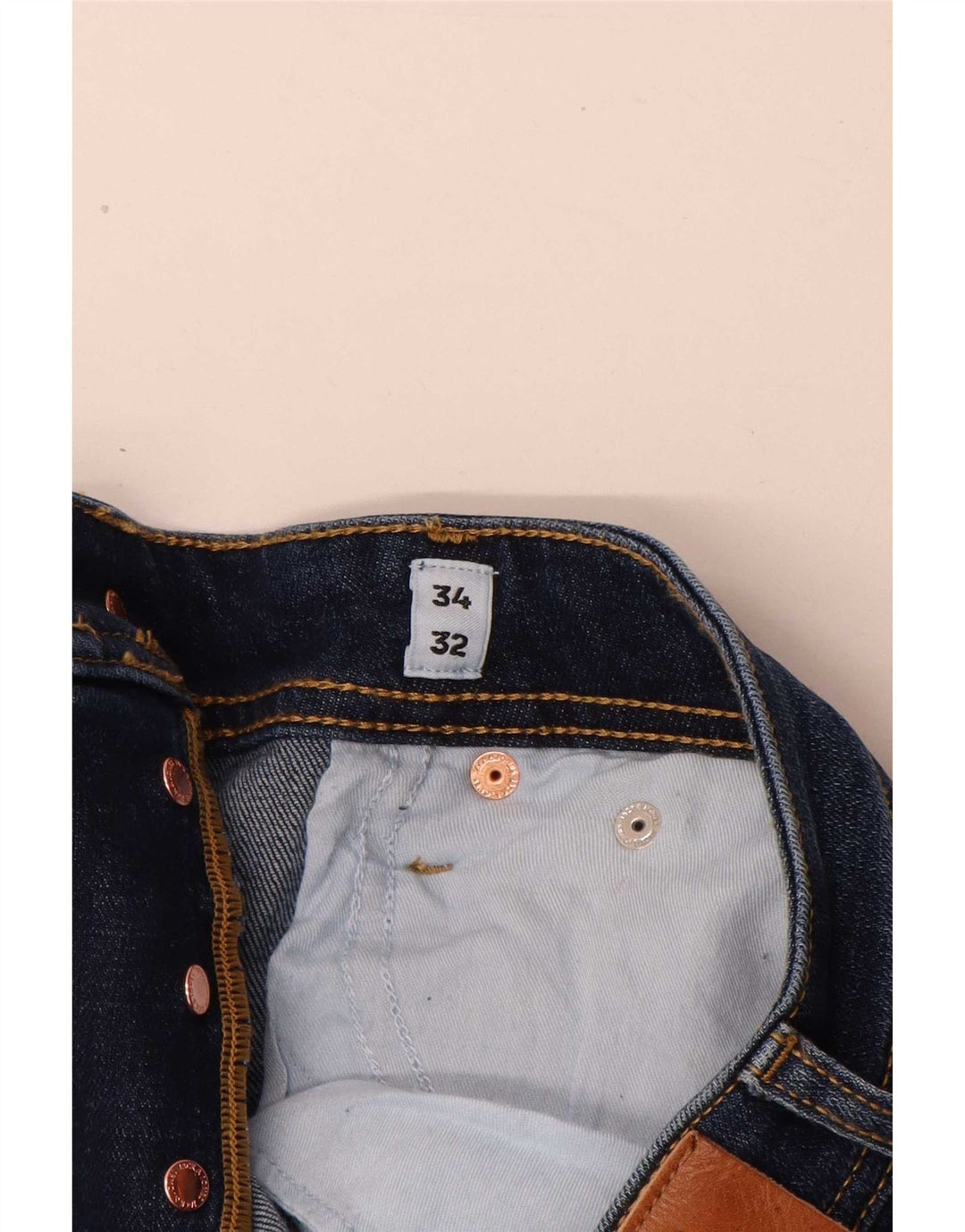Jeans slim da uomo Jack & Jones W34 L32 cotone blu