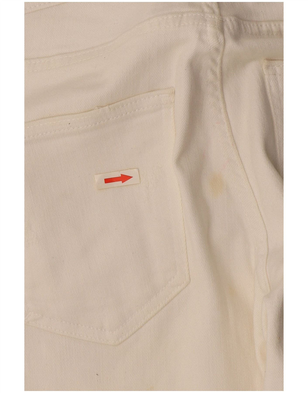 Jeans slim invecchiati da uomo Zara EU 40 medio W31 L27 bianco sporco