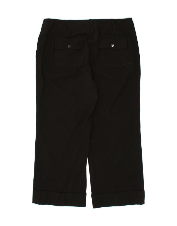 MICHAEL KORS Womens Straight Capri Trousers US 8 Medium W34 L24 Black Vintage Michael Kors and Second-Hand Michael Kors from Messina Hembry 