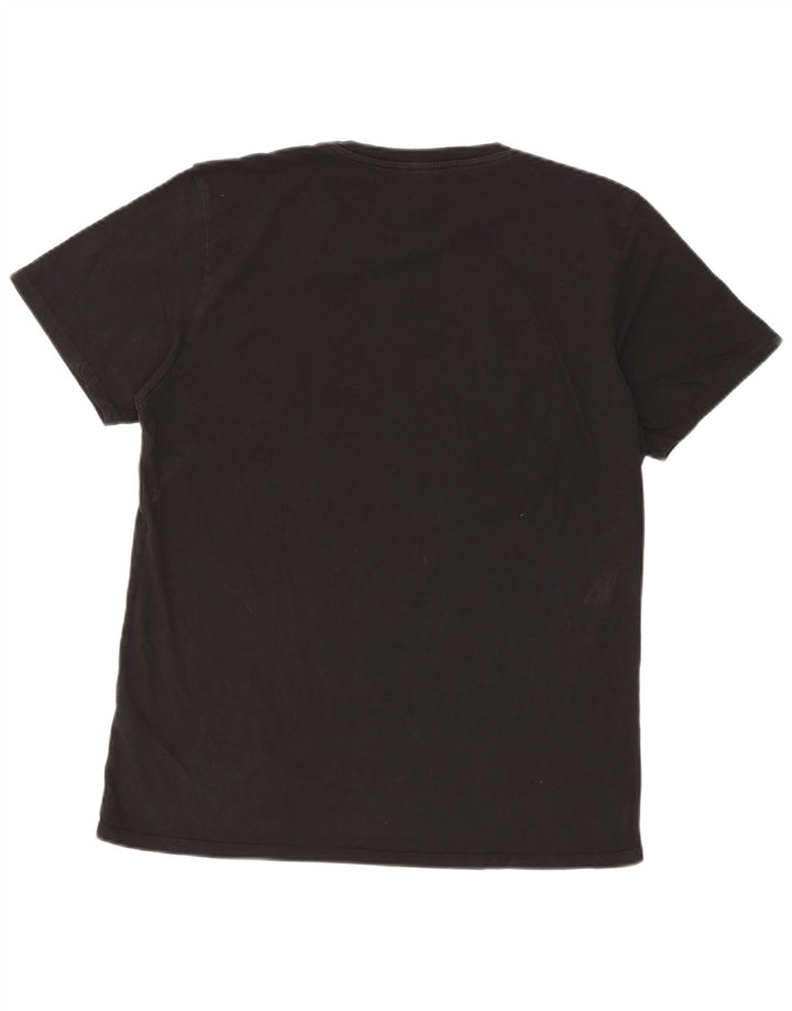 Maglietta grafica da uomo Lee Top XL in cotone nero