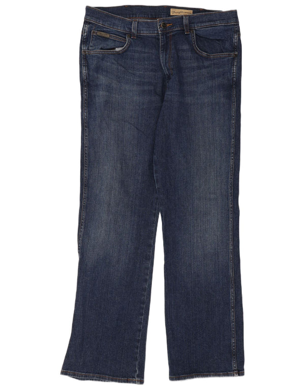 Jeans dritti Pittsboro da uomo Wrangler W36 L32 cotone blu navy