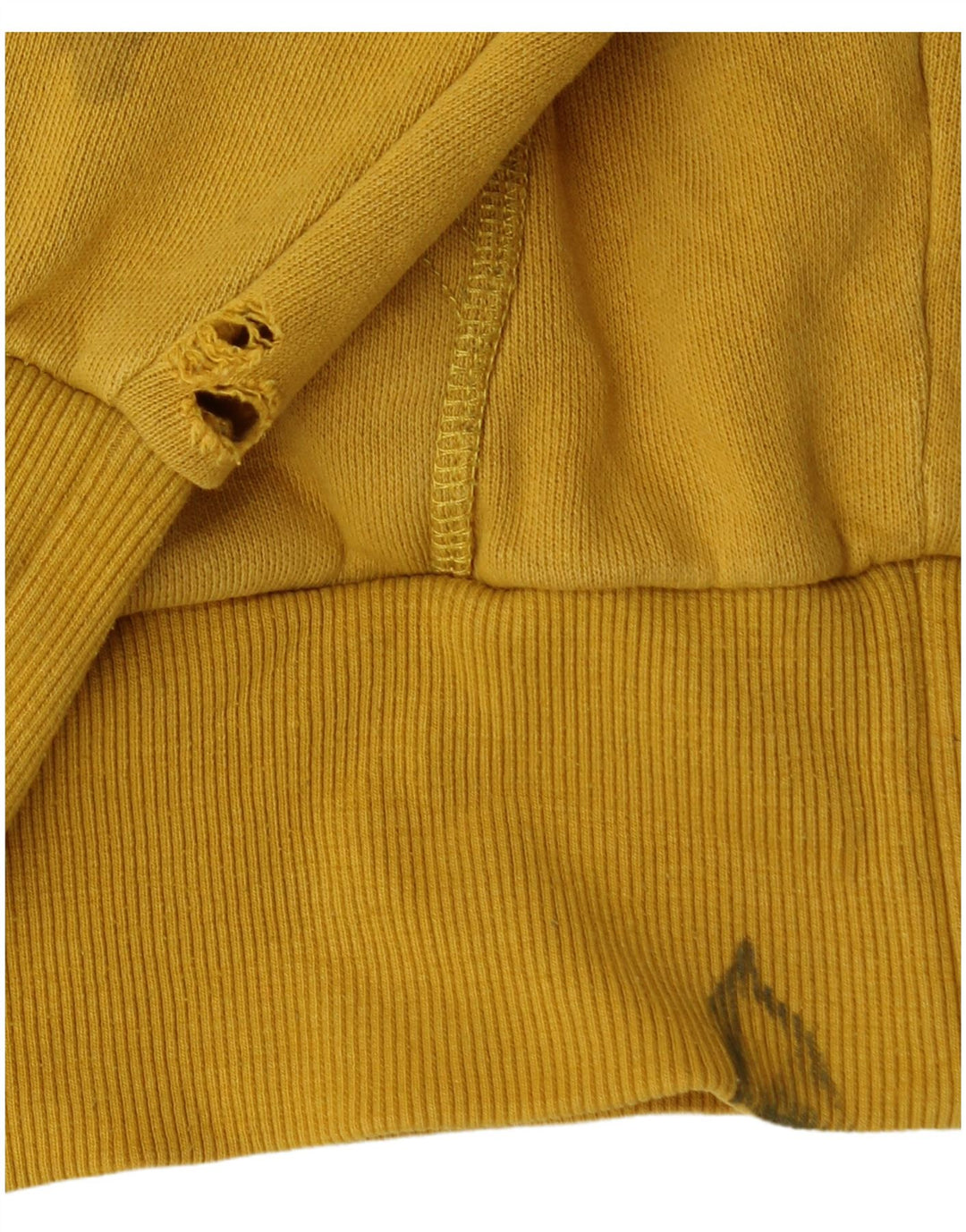 Felpa con cappuccio grafica da uomo Ellesse piccola in cotone giallo