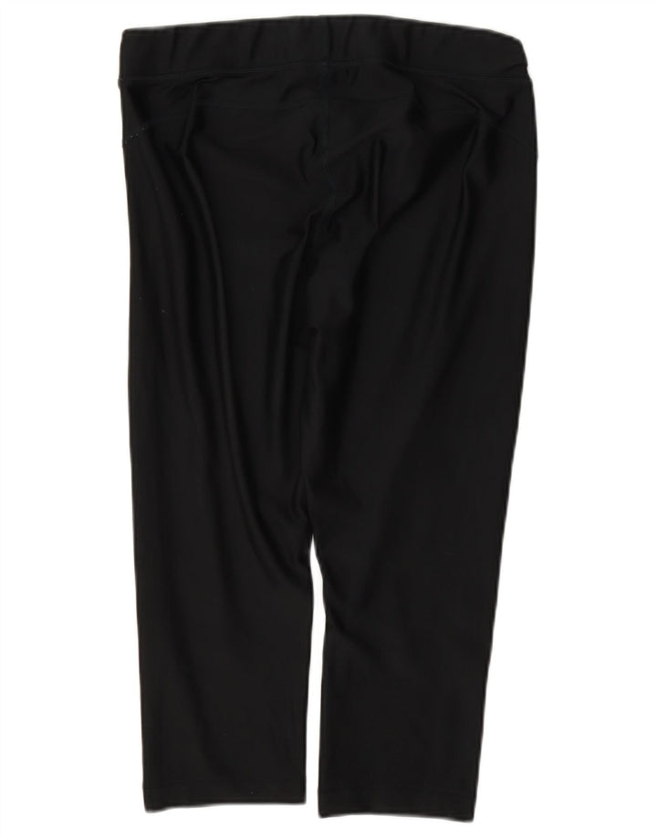 Leggings Capri da donna Under Armour UK 16 grande poliestere nero