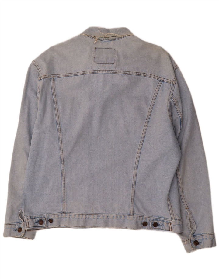Giacca di jeans da uomo Levi's UK 42 XL cotone blu