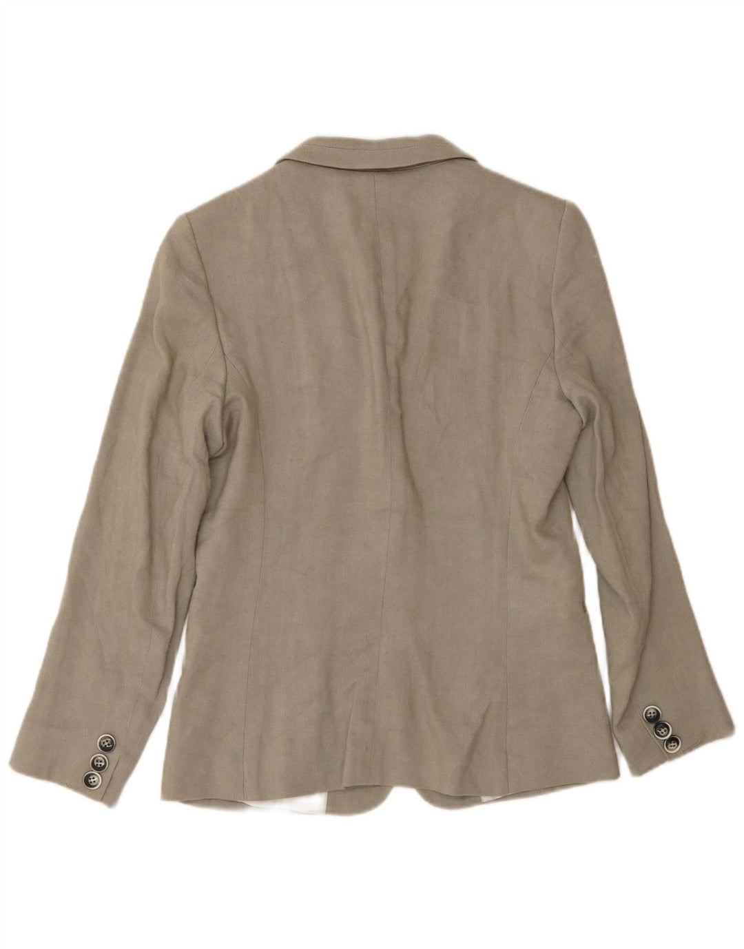 Giacca blazer da donna a 1 bottone Massimo Dutti EU 38 piccolo lino beige