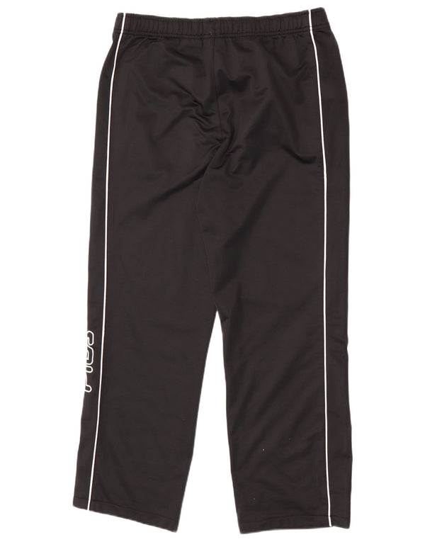 Pantaloni da tuta grafica da uomo Fila in poliestere a righe nere medie