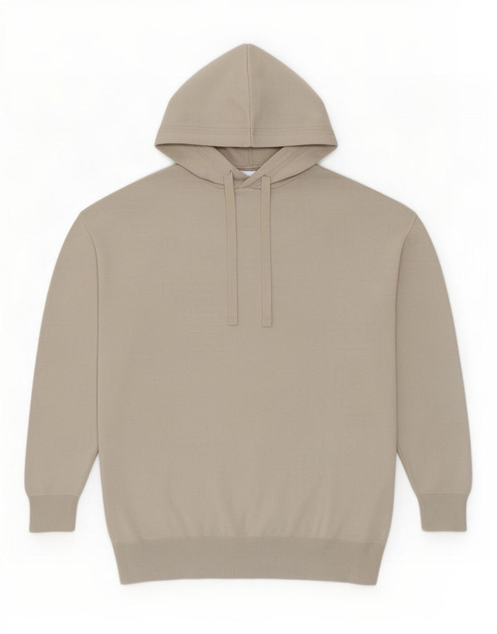 Maglione con cappuccio da uomo Zara piccolo in cotone grigio