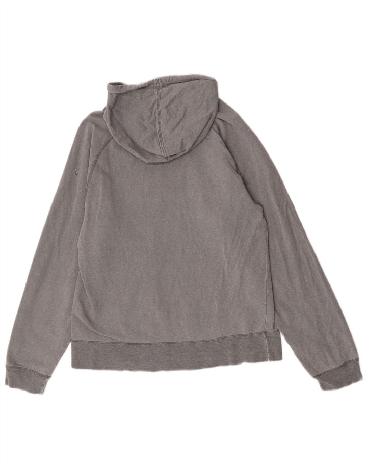 Maglione con cappuccio da uomo Vagabond in cotone grigio medio