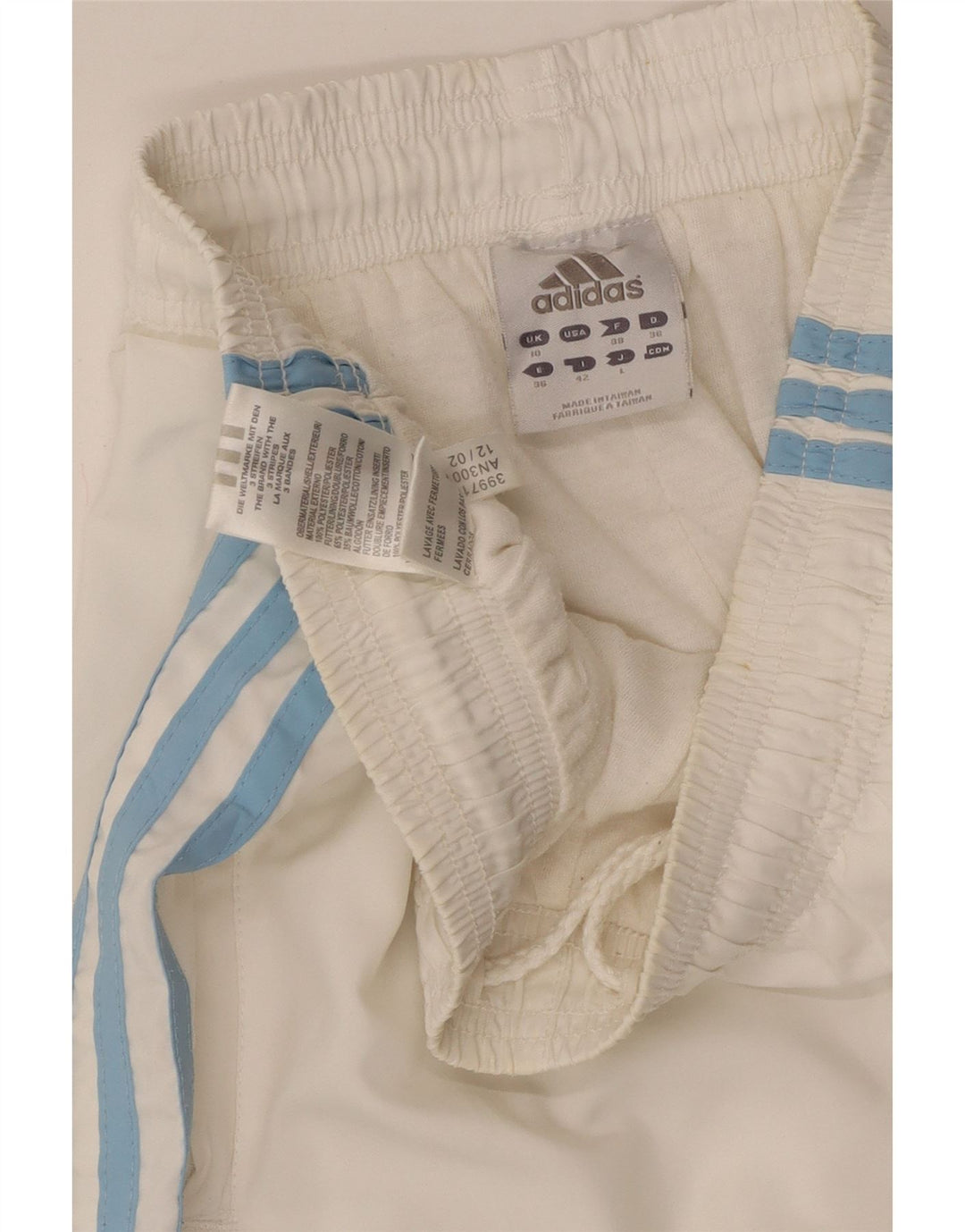 Pantaloni da tuta da donna ADIDAS Joggers UK 10 Small Poliestere bianco