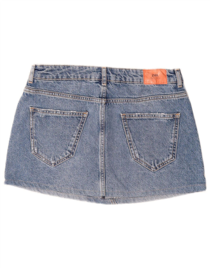 Gonna di jeans Zara da donna media W28 blu