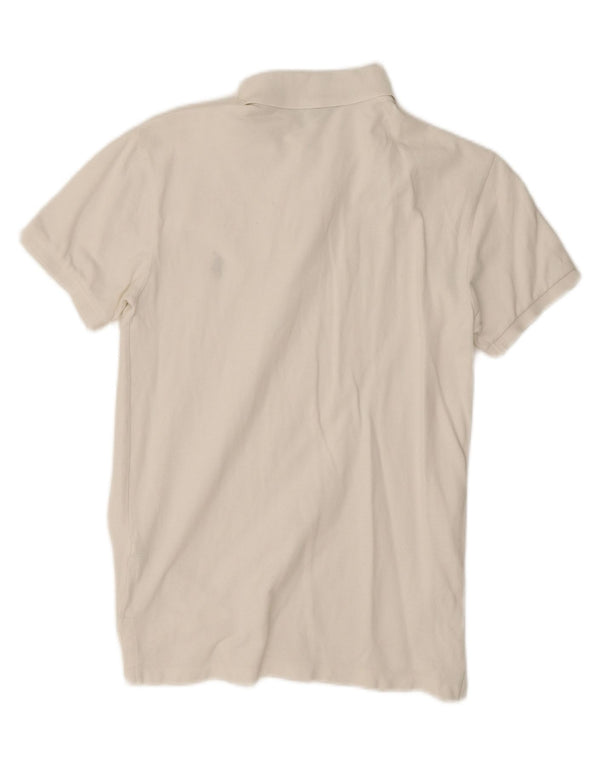 Polo Ralph Lauren da uomo slim fit piccola in cotone bianco