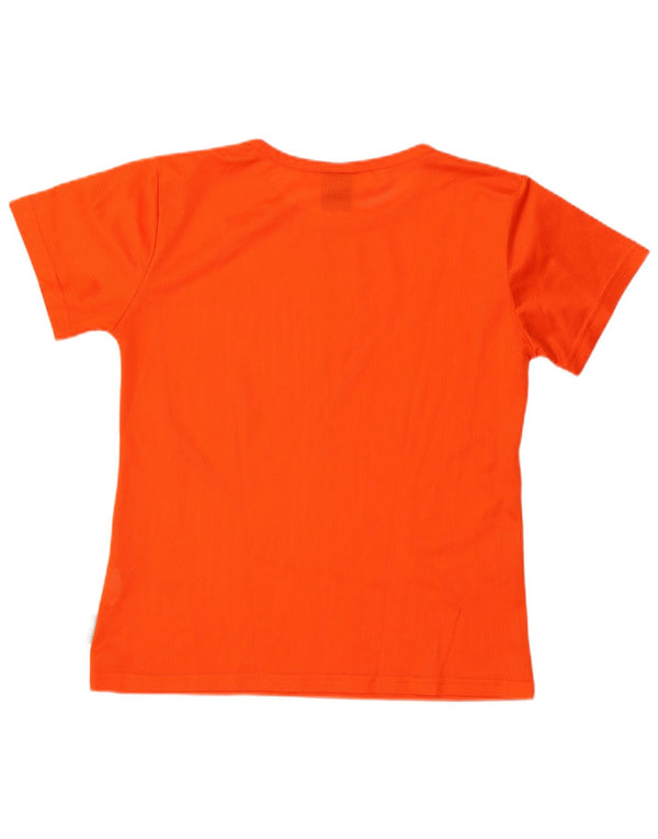 T-shirt grafica Nike Dri Fit da donna UK 14/16 Large Arancione