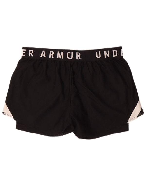 Pantaloncini sportivi UNDER ARMOUR da donna Heat Gear UK 18 XL Black Colourblock