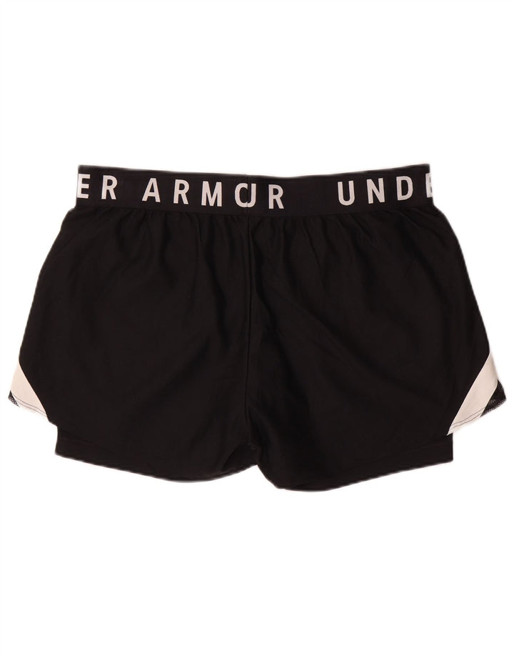 Pantaloncini sportivi UNDER ARMOUR da donna Heat Gear UK 18 XL Black Colourblock