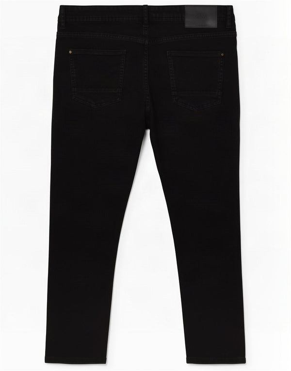 Zara Jeans corti da uomo EU 42 Large W32 L24 Nero