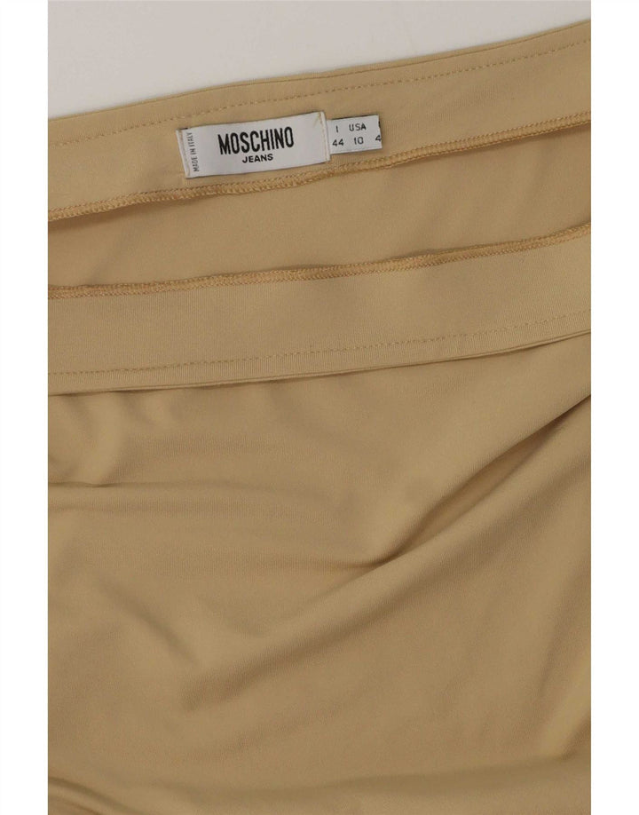 Gonna midi da donna Moschino IT 44 media W30 Beige